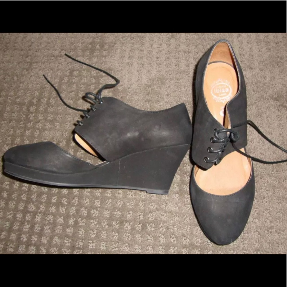 Jeffrey Campbell Ibiza Black wedge 10